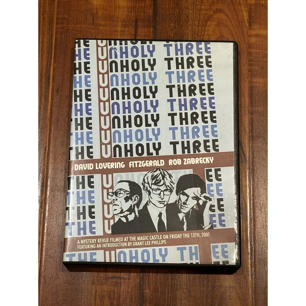 Rare Signed 2005 The Unholy Three David Lovering Mystery Revue Magic Castle DVD